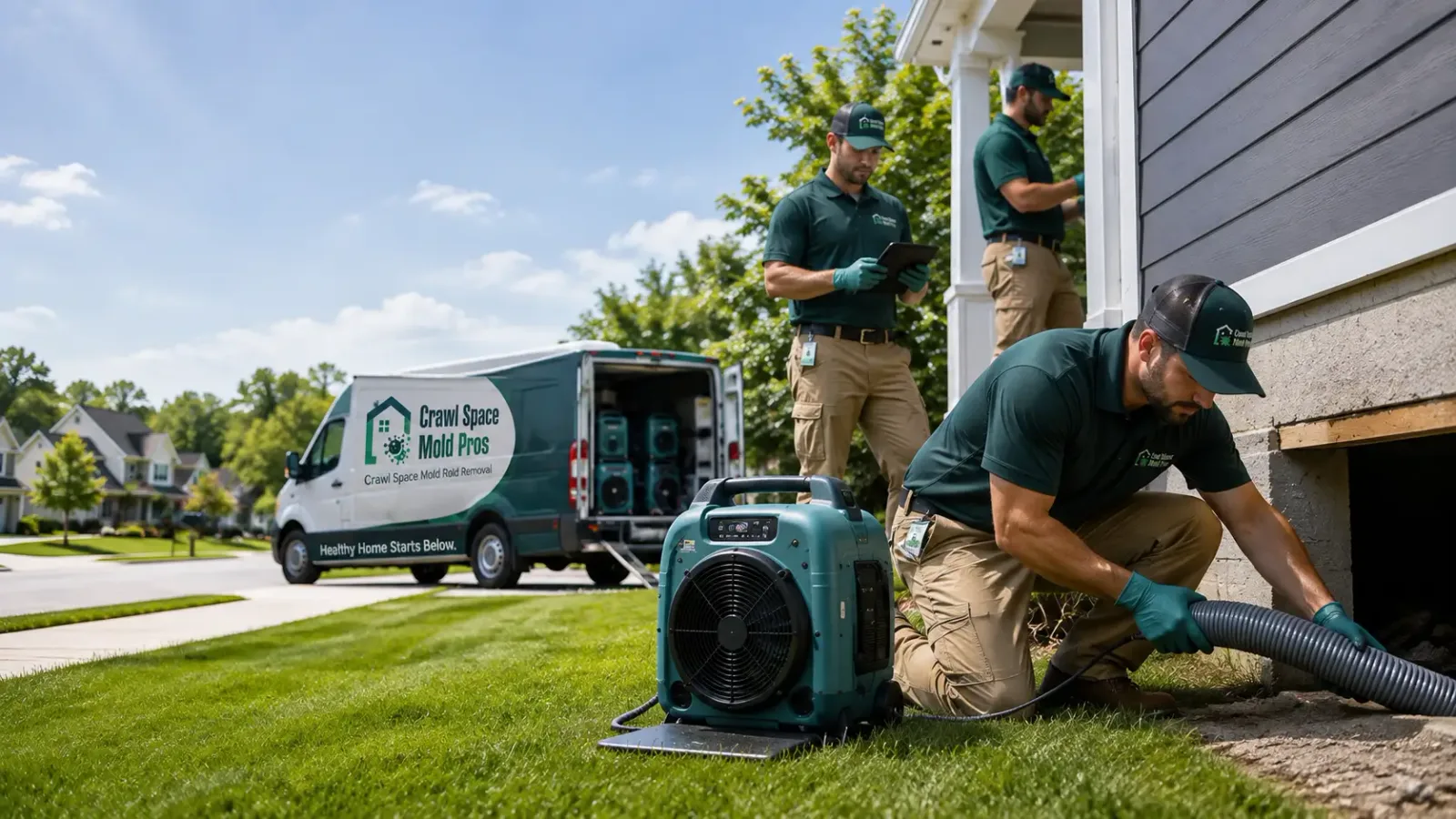 Crawl Space Mold Removal in Pentwater, MI